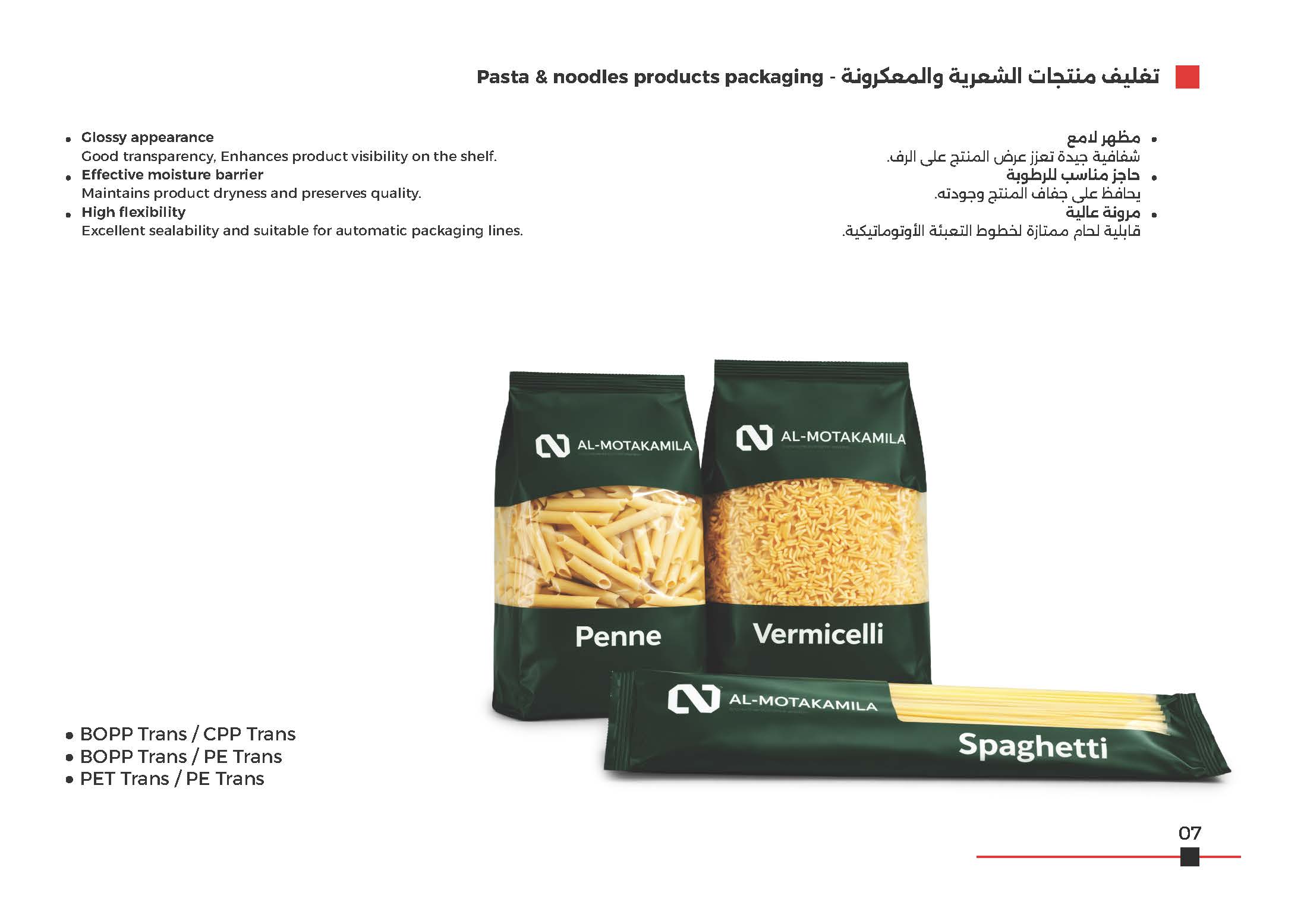 Pasta & noodles