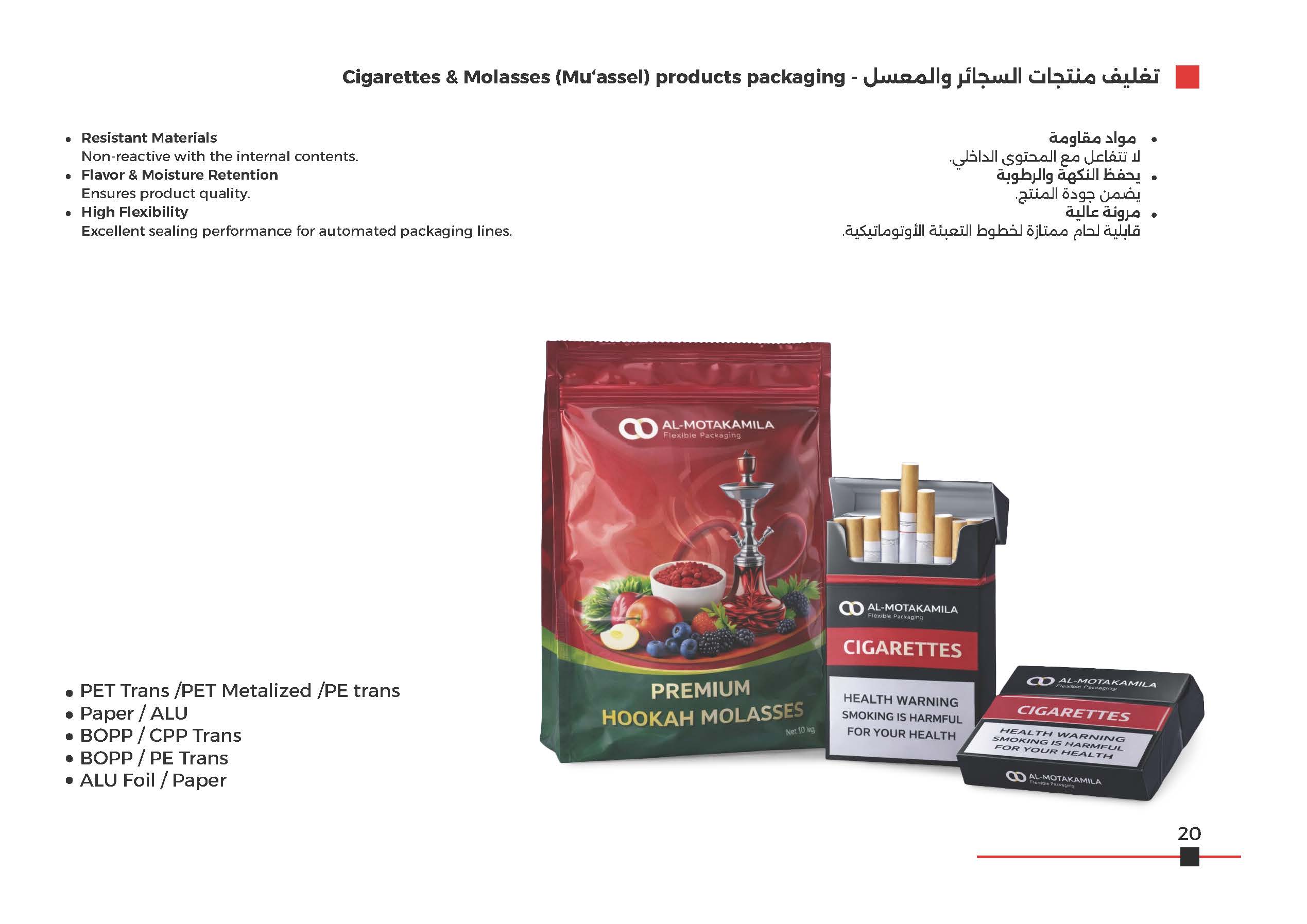Tobacco packaging
